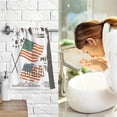 thumbnail image 6 of Coolnut Hand Towels American Symbol Patterned 2 PCS, Cotton Bath Towel for Drying Face Hands Body Decorative Water Absorbent Lightweight Towels for Bathroom Ktichen Travel Gym, 16"x28", 6 of 6