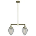 thumbnail image 4 of Innovations Lighting 209 Geneseo Geneseo 2 Light 21" Wide Linear Chandelier - Black, 4 of 7
