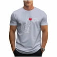 thumbnail image 2 of Tops para hombre, blusas y camisas de cuello redondo y manga corta para hombre, blusas casuales de cuello redondo con estampado de moda para hombre, blusas de cuello redondo y manga corta, camisas par, 2 of 6
