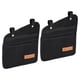 thumbnail image 1 of Organizador de reposabrazos Uxcell, bolsa de almacenamiento para libros y portavasos de bolsillo lateral de silla, negro, paquete de 2, 1 of 1
