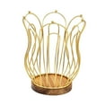 thumbnail image 4 of Soporte para cápsulas de café Cesta para almacenar cápsulas de café Compacto Forma de capullo de flor Café oro realzar, 4 of 9