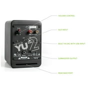 Kanto YU2 - Speakers - USB - 25-watt - 2-way - matte black