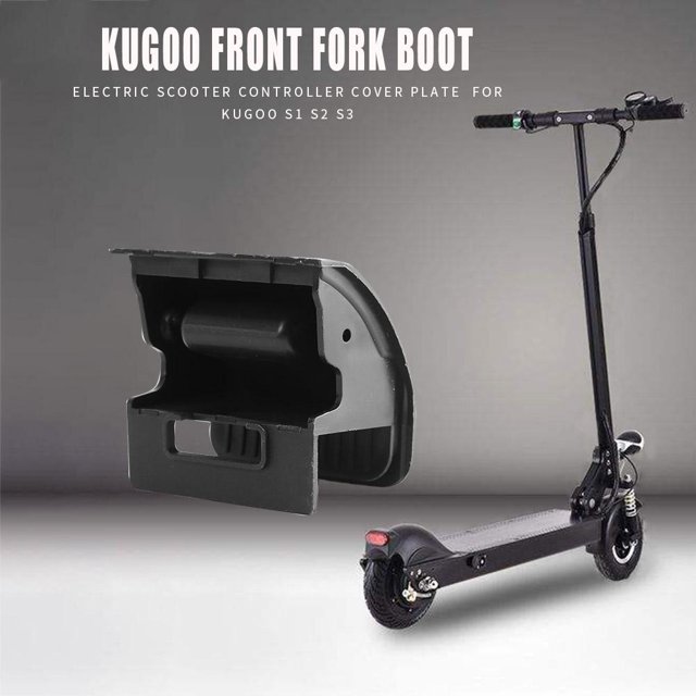 Patineta ABS Scooter eléctrico Caja de batería Soporte Funda para Kugoo S1 S2 S3 Negro
