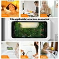 thumbnail image 2 of 360-Degree Rotating Wall-Mounted Shelf For Bat hing Kitchen TV and Viewing, 2 of 8