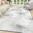 thumbnail image 2 of Modern Abstract 5x7 Area Rug, Washable Non Slip Soft Low Profile Indoor Rug, Textured Neutral Floor Rug for Living Room, Bedroom, Dining Room & Office, 2 of 13