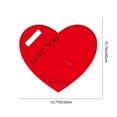 thumbnail image 7 of Upgraded Flower Card Valentine Portable Heart-Shaped Flower Bouquet Card 15.75 in Red Valentine's Day Gifts, 7 of 7