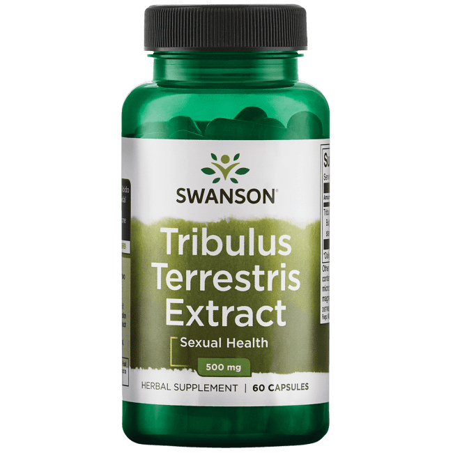Swanson Tribulus Terrestris Extract 500 mg 60 Capsules.
