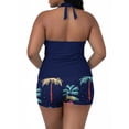 thumbnail image 6 of Wowcloth Women's Two-Piece Swimsuit, Halter Neck with Adjustable Straps, Solid Color with Padded Bra for Beach, Swimming and Vacation, 6 of 7