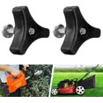 thumbnail image 5 of Noir 2 uds Poigne Pices Crou La Tondeuse Gazon Triple ángulo De Poigne Boutonnage Boulon De Remplacement Pices De Rechange, 5 of 5
