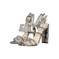 thumbnail image 4 of Women Open Toe Clear PVC Slingback Chunky Heel 18413, 4 of 6