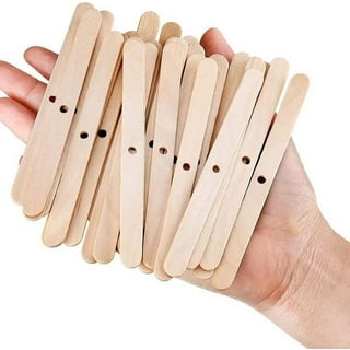 50pcs Wooden Candle Wick Holders Candle Wick Centering Devices Candle Wick Bars Professional Candle Wicks Centering Device Bars for Candle Making