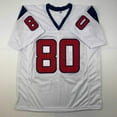 thumbnail image 3 of Autographed/Signed Andre Johnson Houston White Football Jersey JSA COA, 3 of 3