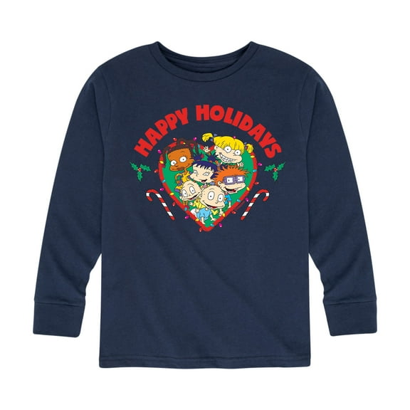 Rugrats - Toddler And Youth Holiday Long Sleeve Graphic T-Shirts