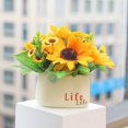 thumbnail image 4 of YAOMOBB Fake Bonsai Realistic Sunflower Simulation Bonsai for Rustic Decor, 4 of 6