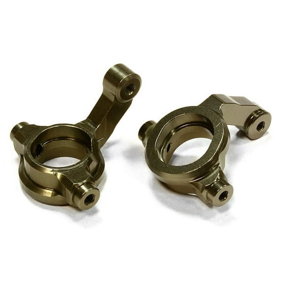 Integy RC Toy Model Hop-ups C26079GREY Billet Machined Steering Knuckles for Associated RC10B5 & B5M (ASC90003)