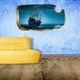 thumbnail image 1 of Startonight 3D Mural Wall Art Photo Decor Moon and Ship Amazing Dual View Surprise Medium Wall Mural Wallpaper for Bedroom Beach Collection Wall Paper Art 32.28 inch By 59.06 inch, 1 of 4