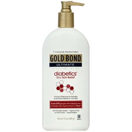 Gold Bond Diabetic Skin Relief Lotion 13 oz (Best Lotion For Diabetic Itchy Skin)