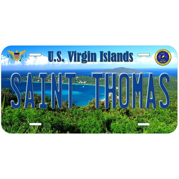 Saint Thomas TAG02 US Virgin Islands Novelty Car License Plate