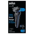 thumbnail image 1 of Braun Electric Shaver for Men, Series 5 5118s, Wet & Dry Shave, Turbo Shaving Mode, Foil Shaver, Engineered in Germany, Li-Ion battery up to 50 min, with Precision Trimmer, Blue, 1 of 17