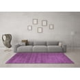 thumbnail image 3 of Ahgly Company Indoor Rectangle Abstract Purple Contemporary Area Rugs, 2' x 3', 3 of 4