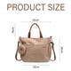 thumbnail image 4 of Bolsos de lona grandes - Bolso bandolera para computadora portátil para mujer Bolso de lona Bolso de hombro, 4 of 6
