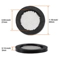 thumbnail image 2 of Uxcell 30mm OD 21mm ID 3mm Thick Rubber Flat Washer with Filter 6 Count, 2 of 3