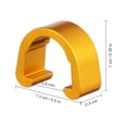 thumbnail image 3 of 10 PCS Brakes C Shaped Buckle C-shaped Buckle for Bike Lines Bike C- Bike Buckle, 3 of 6