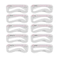 thumbnail image 1 of Trayknick 10Pcs Eyebrow Stencils Precisely Position Attach Tightly Cost-saving One Step Eyebrow Template Kit for Girl, 1 of 11