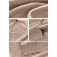 thumbnail image 3 of Débardeur Sans Manches à Col en V pour Femmes, Cardigan Tricoté avec Poche, 3 of 4