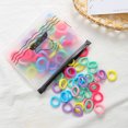 thumbnail image 1 of Paquete de 300 lazos para el cabello para bebés, niños pequeños, niñas, bandas elásticas para el cabello, bandas de goma pequeñas coloridas, soportes para coletas de cola de caballo (fluorescente) LingWen 9024735455257, 1 of 5