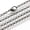 Gunmetal, variant on 50Strands Iron Rolo Chains Necklace Makings with Lobster Clasps Soldered-Gunmetal-17.7" (45cm)