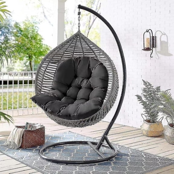 Garden Indoor Hanging Egg Swing Hammock Chair Seat Thick Pad Cushion Pillow Pads (including Seat Cushion Only)