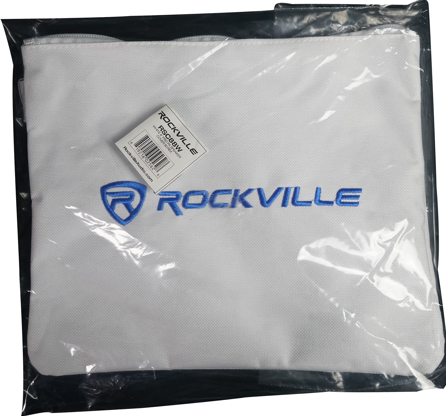 Rockville White 8" PA DJ Speaker Slip Cover Scrim For QSC CP8 Powered Speaker 