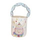 thumbnail image 3 of Bolso tipo cubo para guardar cosas, elegante bolso de mano con broche de presión para viajar, regalo de cumpleaños Patrón de pastel, 3 of 9