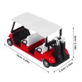 thumbnail image 2 of NIAIZEK golf cart model props Golf Cart Model Alloy Red 1Set Pullback Decoration, 2 of 8