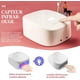 thumbnail image 3 of Lámpara de uñas UV inalámbrica (blanca), luz de uñas UV recargable de 60 W, secador de uñas inalámbrico con puerto USB para cargar teléfono y taladro de uñas, 3 of 5