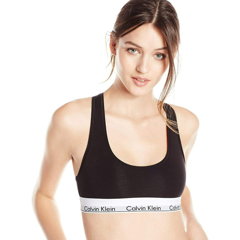 Calvin Klein Women's Plus Size Bralette - Modern Cotton, Grey