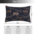 thumbnail image 2 of Fotbe Pig Farm Funda de Almohada Decorativa Estilo Occidental, Lujo en Algodón, Fundas para Almohadas King, Cojín Estampado para Decoración del Hogar-20"x30", 2 of 6