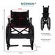 thumbnail image 2 of Silla de Ruedas Todo Terreno Ultrarresistente Portatil 200Kg, 2 of 8