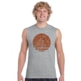 thumbnail image 1 of LA Pop Art Men's Word Art Sleeveless T-shirt - Occupy Mars, 1 of 2
