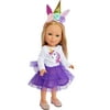 Purple Unicorn Fits 14 Inch Dolls/14 Inch Doll Clothes