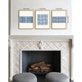 thumbnail image 4 of SHENIFY Abstract Boho Wall Art Blue White Grunge Geometric Wall Decor Minimalist Bohemian Prints for Living Room 11x14in3pcs Neutral Framed, 4 of 7