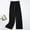#Black, variant on DPTALR George Women's Pleated Wide Leg Palazzo Pants with Drawstring,Black,Size Free Size