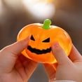 thumbnail image 5 of Halloween Pumpkin Ball Squishy Fidget Toy Cute Cartoon Squishy Stress Ball Slow Rising for Kids Adults Glitter Squishy Travel Portable Party Favor Stocking Stuffer Goodie Bag, 5 of 6
