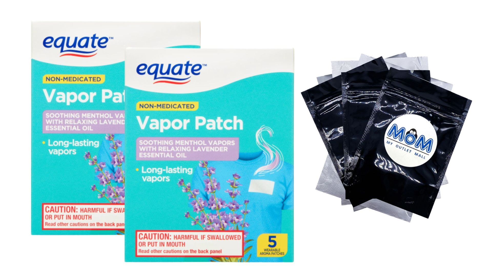 NonMedicated Vapor Patches 2 pack 5 count per pack plus 3 My