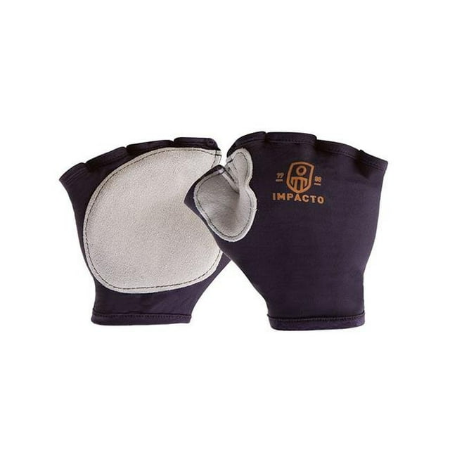 Impacto 50210110040 Anti-Impact Tool Grip Gloves, Blue & Grey - Medium