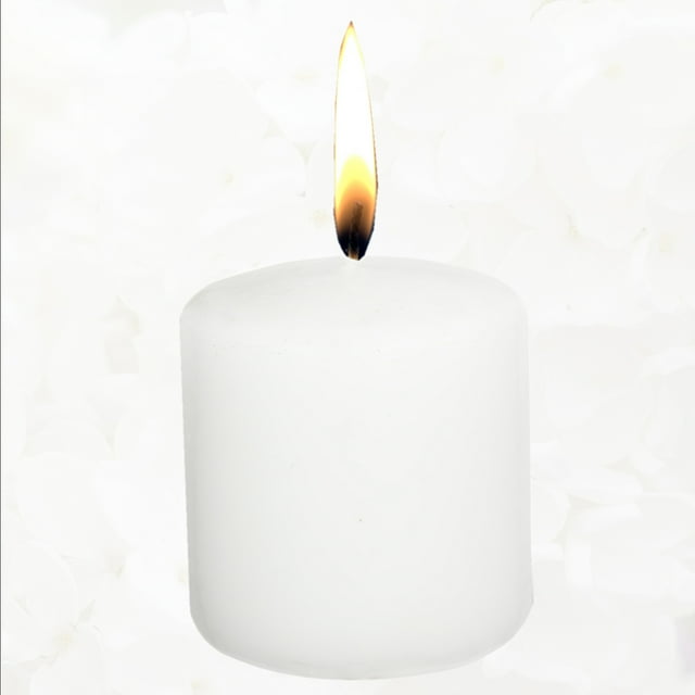 Vela Blanca Velón Blanco 7 cm Limpias y Armonizaciones