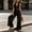 Black, variant on Women's Half-Zip Sleeveless V-Neck Wide Leg Jumpsuit – Pleated High Waist, Solid Color Elegant Romper for Summer Milk White，XL