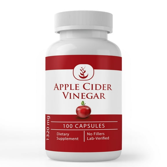 Pure Original Ingredients Apple Cider Vinegar, 100 Capsules Always Pure, No Additives Or Fillers, Lab Verified