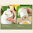 thumbnail image 3 of Portable Blender, 800ml Electric Fruit Machine Mini Cordless Juicer Mixer Cup Large Capacity Blender Cup Powerful Blending Leakproof Blender Cup for Summer Fruit Drinking, 3 of 7